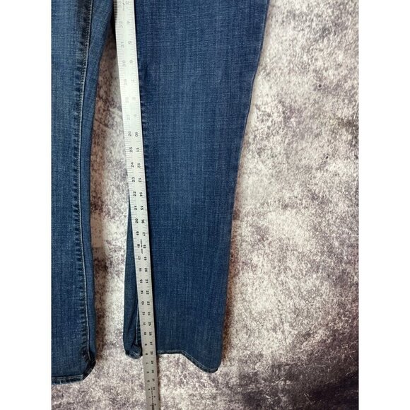 Levi's Jeans Women W28 L32 Blue 725 High Rise Bootcut Western Y2K 90s Boho Retro - Picture 7 of 15